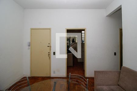 Sala de apartamento à venda com 2 quartos, 58m² em Colégio Batista, Belo Horizonte