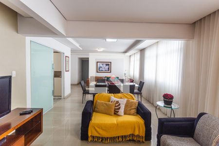 Sala de apartamento à venda com 4 quartos, 150m² em Gutierrez, Belo Horizonte