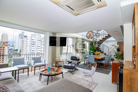 Sala de apartamento à venda com 4 quartos, 221m² em Perdizes, São Paulo