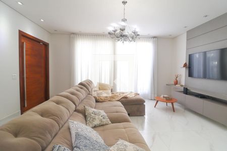 Sala de casa de condomínio para alugar com 4 quartos, 285m² em Jardim Carolina, Jundiaí