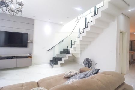 Sala de casa de condomínio para alugar com 4 quartos, 285m² em Jardim Carolina, Jundiaí