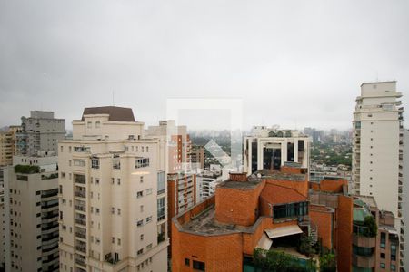 Vista da Sala de Estar e Jantar de apartamento à venda com 2 quartos, 85m² em Jardim Paulista, São Paulo