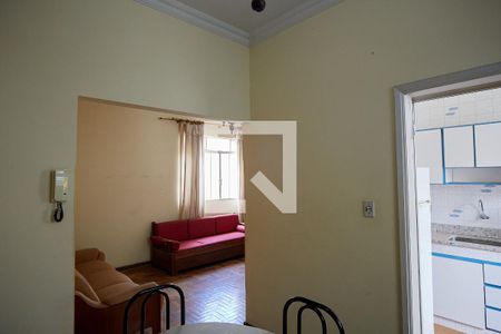 Sala de apartamento à venda com 3 quartos, 90m² em Santo Antônio, Belo Horizonte