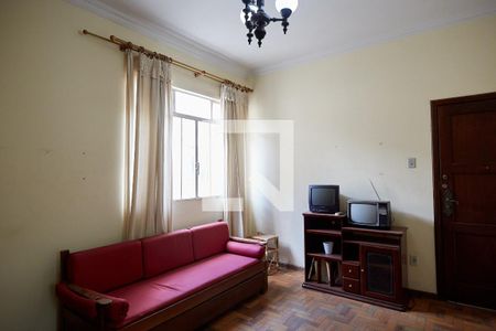 Sala de apartamento à venda com 3 quartos, 90m² em Santo Antônio, Belo Horizonte