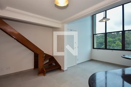 Sala de apartamento para alugar com 1 quarto, 62m² em Paraíso do Morumbi, São Paulo