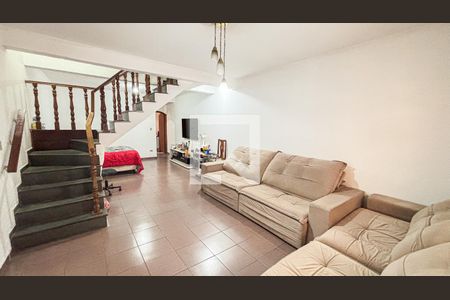 Sala de casa à venda com 3 quartos, 200m² em Vila Camilópolis, Santo André