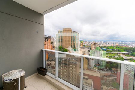 Varanda do Studio de kitnet/studio para alugar com 1 quarto, 24m² em Sé, São Paulo