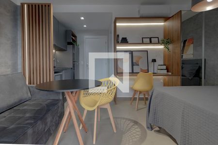 Studio de kitnet/studio para alugar com 1 quarto, 27m² em Jardim das Acacias, São Paulo