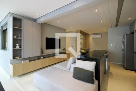 Sala/Cozinha de apartamento à venda com 2 quartos, 99m² em Pinheiros, São Paulo