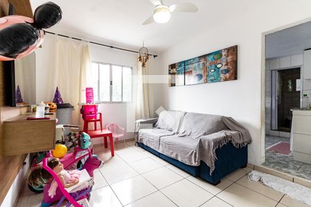 Sala de casa para alugar com 2 quartos, 40m² em Vila Caraguata, São Paulo