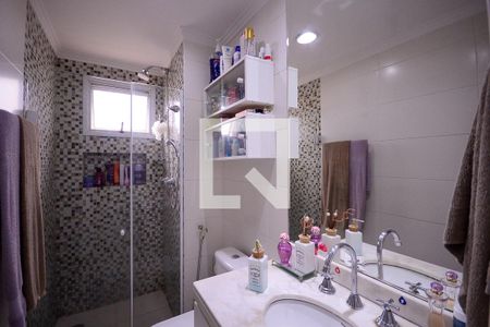 Banheiro da Suite de apartamento à venda com 3 quartos, 63m² em Vila Moraes, São Paulo