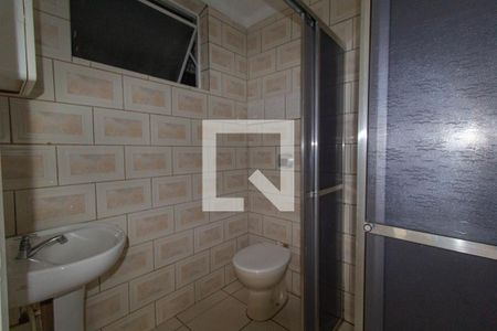 Banheiro de kitnet/studio à venda com 1 quarto, 30m² em Centro, São Leopoldo