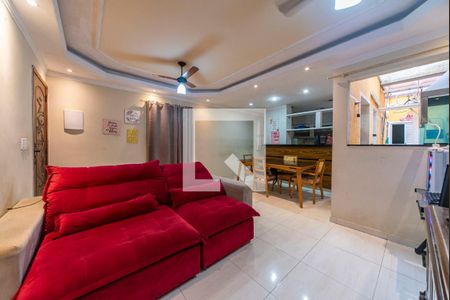 Sala de apartamento à venda com 3 quartos, 85m² em Vila Leopoldina, Santo André