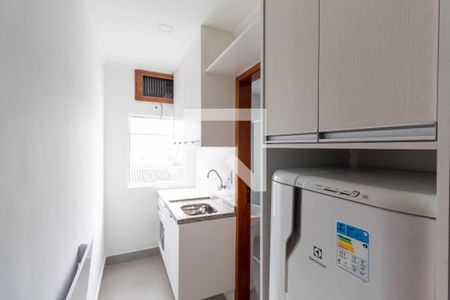 Cozinha de apartamento para alugar com 1 quarto, 20m² em Vila Marieta, São Paulo