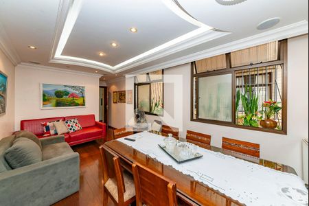 Sala de apartamento à venda com 3 quartos, 90m² em Caiçaras, Belo Horizonte