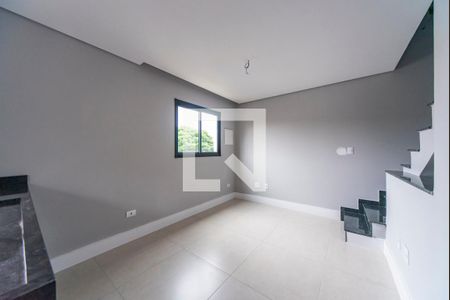 Sala de casa à venda com 2 quartos, 76m² em Vila Alzira, Santo André