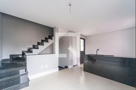 Sala de casa à venda com 2 quartos, 76m² em Vila Alzira, Santo André