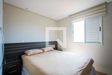 Quarto 1 - Suíte de apartamento à venda com 3 quartos, 76m² em Vila Helena, Santo André