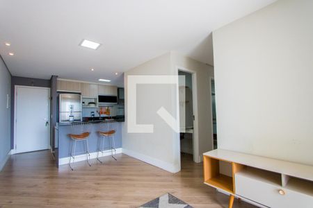 Sala de apartamento à venda com 3 quartos, 76m² em Vila Helena, Santo André