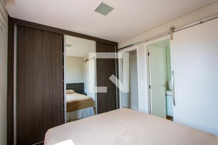 Quarto 1 - Suíte de apartamento à venda com 3 quartos, 76m² em Vila Helena, Santo André