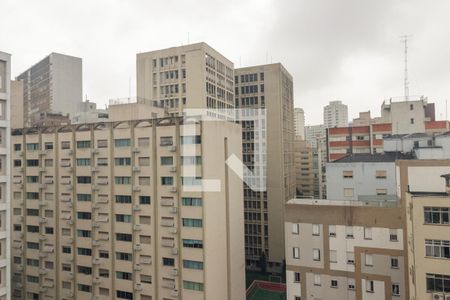 Vista do Quarto de apartamento à venda com 1 quarto, 55m² em Vila Buarque, São Paulo