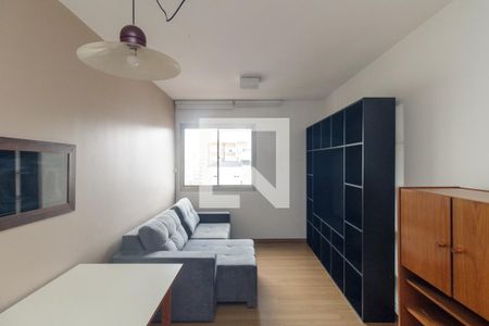 Sala de apartamento à venda com 1 quarto, 55m² em Vila Buarque, São Paulo