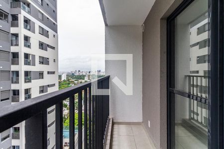 Varanda de kitnet/studio à venda com 1 quarto, 24m² em Pinheiros, São Paulo