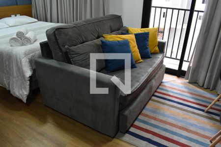 Sala de apartamento para alugar com 1 quarto, 26m² em Água Verde, Curitiba