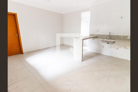 Sala/Cozinha de apartamento para alugar com 1 quarto, 44m² em Vila Regente Feijó, São Paulo