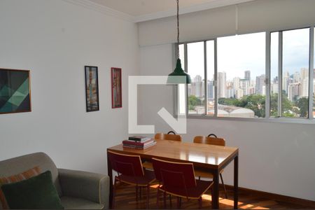 Sala de apartamento à venda com 1 quarto, 76m² em Vila Dom Pedro I, São Paulo