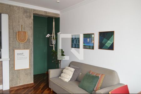 Sala de apartamento à venda com 1 quarto, 76m² em Vila Dom Pedro I, São Paulo