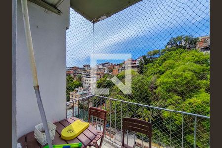 Varanda da Sala de apartamento para alugar com 2 quartos, 70m² em Rio Comprido, Rio de Janeiro