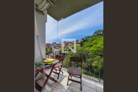 Vista da Sala de apartamento para alugar com 2 quartos, 70m² em Rio Comprido, Rio de Janeiro