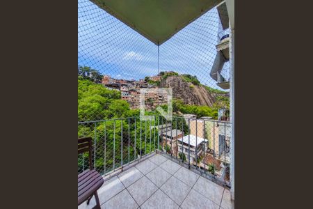 Vista da Sala de apartamento para alugar com 2 quartos, 70m² em Rio Comprido, Rio de Janeiro