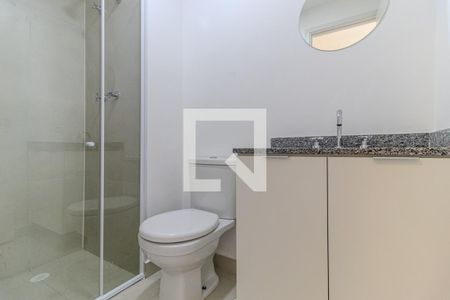 Banheiro de kitnet/studio para alugar com 1 quarto, 23m² em Centro Histórico de São Paulo, São Paulo