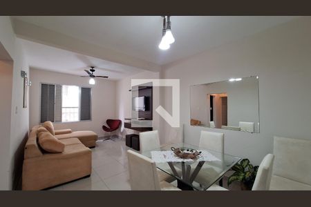 Sala de apartamento para alugar com 1 quarto, 56m² em Cidade Ocian, Praia Grande