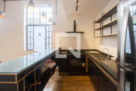 Cozinha de casa para alugar com 1 quarto, 102m² em Brooklin, São Paulo