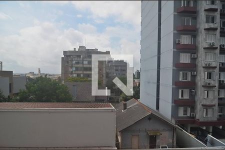 Vista Sala de apartamento à venda com 2 quartos, 77m² em Centro, Canoas