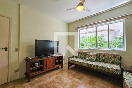 Sala de apartamento para alugar com 2 quartos, 115m² em Balneario Cidade Atlantica, Guarujá