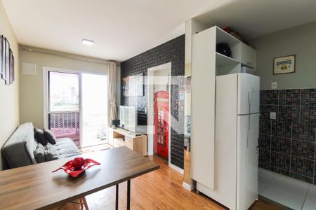 Sala/Cozinha de apartamento à venda com 1 quarto, 33m² em Brás, São Paulo