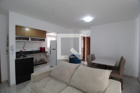 Sala de apartamento para alugar com 2 quartos, 60m² em Jardim Inconfidência, Uberlândia