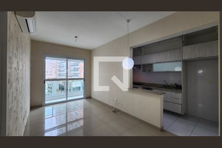 Sala de apartamento para alugar com 1 quarto, 53m² em José Menino, Santos