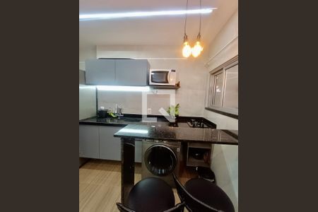 Cozinha americana  de kitnet/studio à venda com 1 quarto, 20m² em Copacabana, Rio de Janeiro