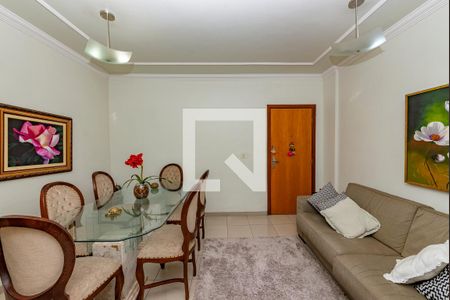 Sala de apartamento à venda com 3 quartos, 114m² em Monsenhor Messias, Belo Horizonte