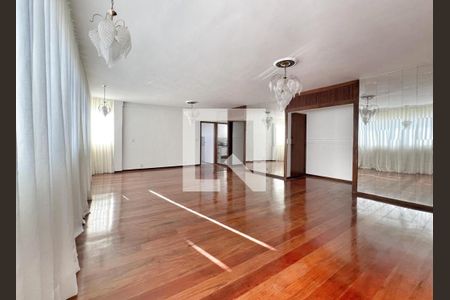 Sala de apartamento à venda com 4 quartos, 180m² em Santo Antônio, Belo Horizonte