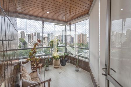 Varanda da Sala 1 de apartamento à venda com 4 quartos, 160m² em Serra, Belo Horizonte