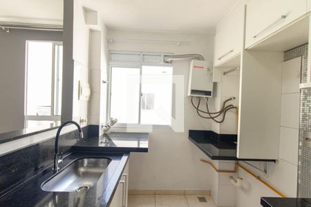 Cozinha e Área de Serviço de apartamento para alugar com 2 quartos, 38m² em Ouro Fino, São José dos Pinhais