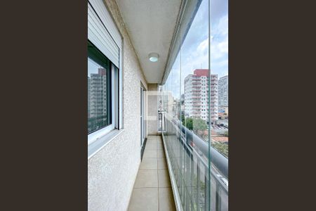 Varanda da Sala de apartamento para alugar com 2 quartos, 55m² em Vila Prudente, São Paulo