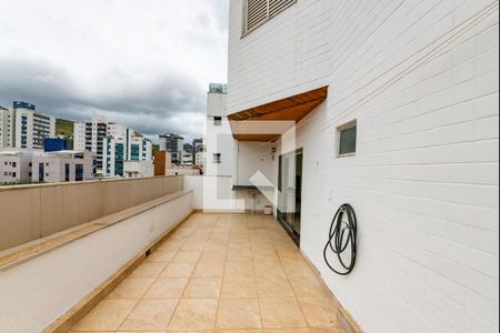 Varanda da Sala de apartamento para alugar com 4 quartos, 180m² em Buritis, Belo Horizonte