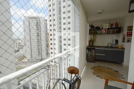 Varanda gourmet de apartamento à venda com 2 quartos, 61m² em Campininha, São Paulo